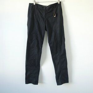 Black ruched utility Michael Kors pants